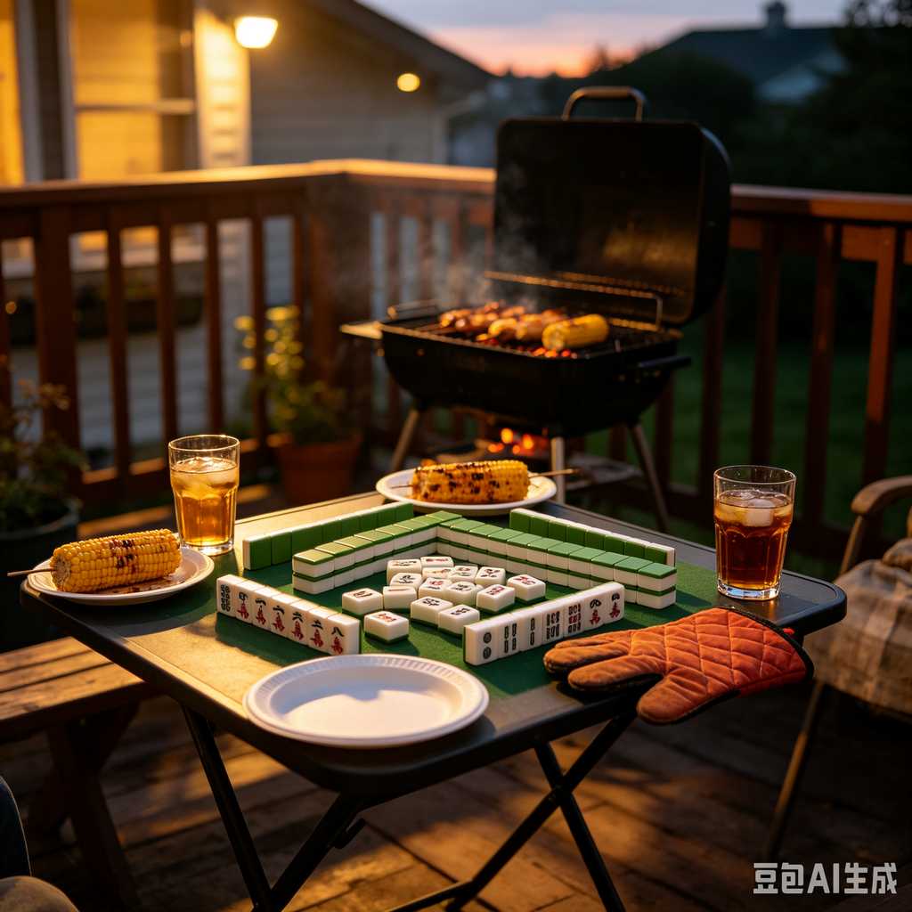 floral design mahjong set