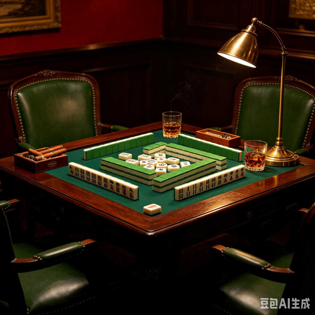 simulated ivory mahjong set